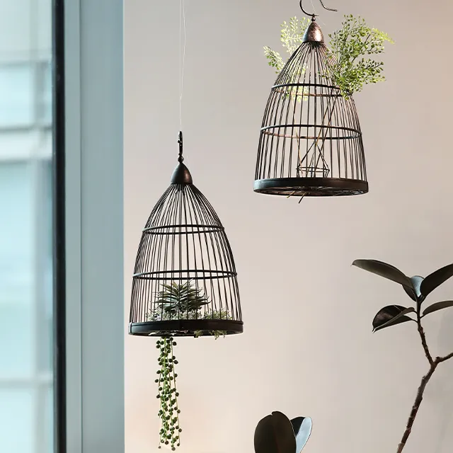 竹製 鳥かご グリーンセット①｜【アルモニア公式】家具