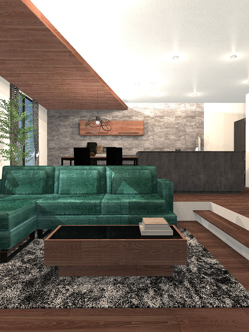 ご成約実例 – ダウンフロアのある家×アルモニア