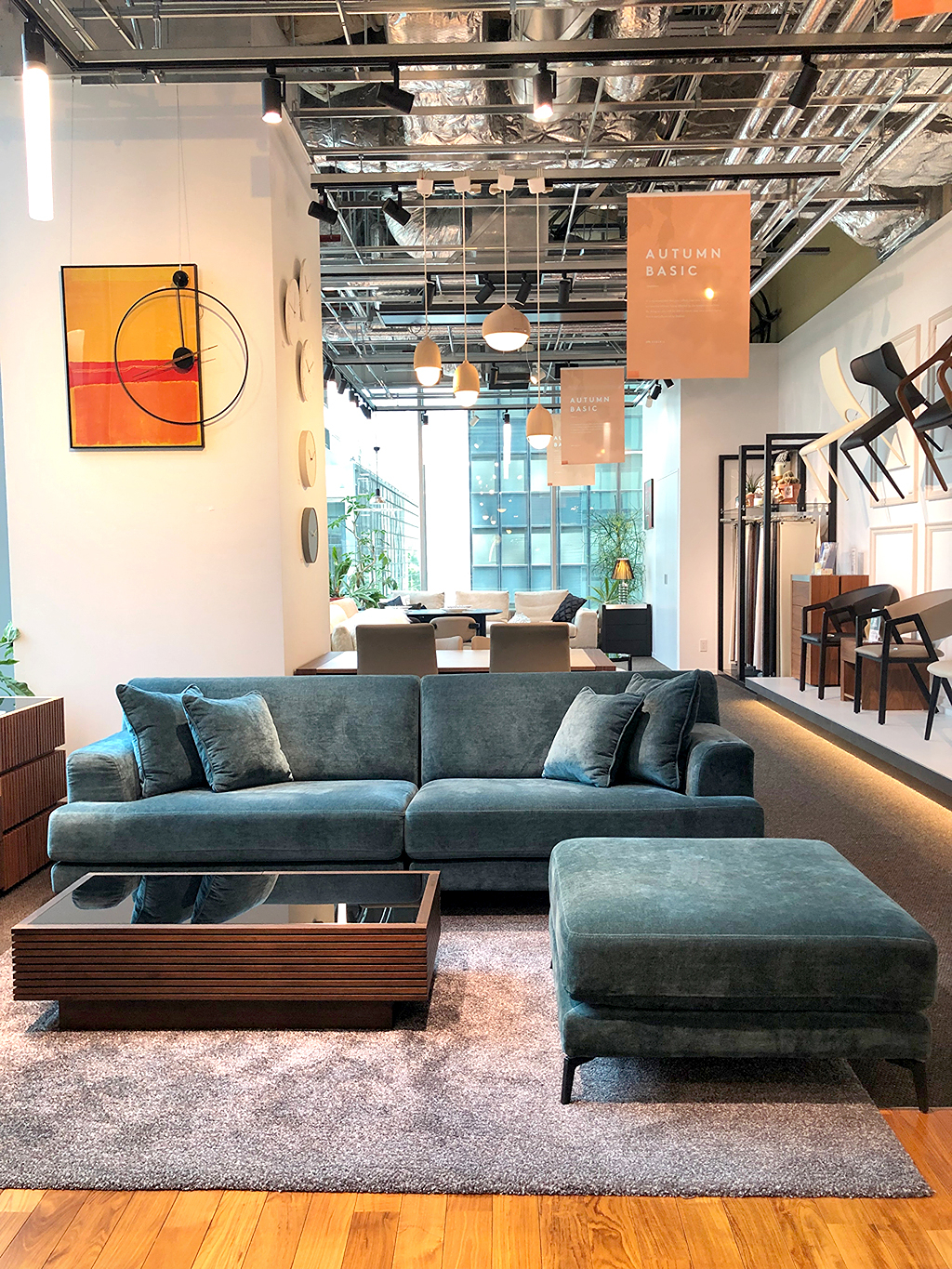 リビングの中心に置きたい、ワイドセパレートソファ