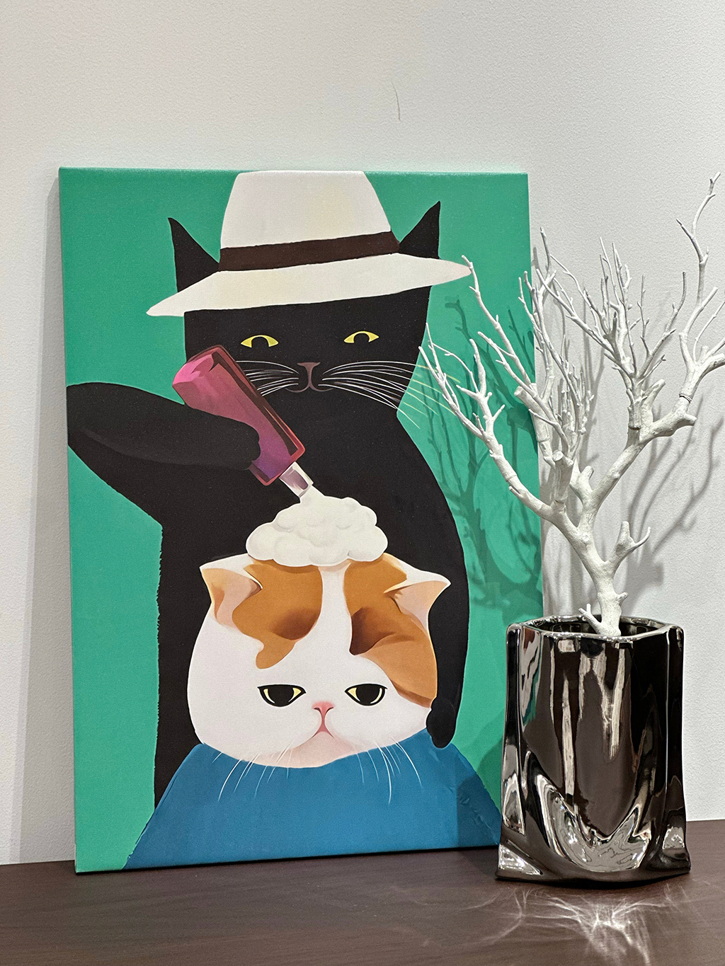 個性的なキャットパネル