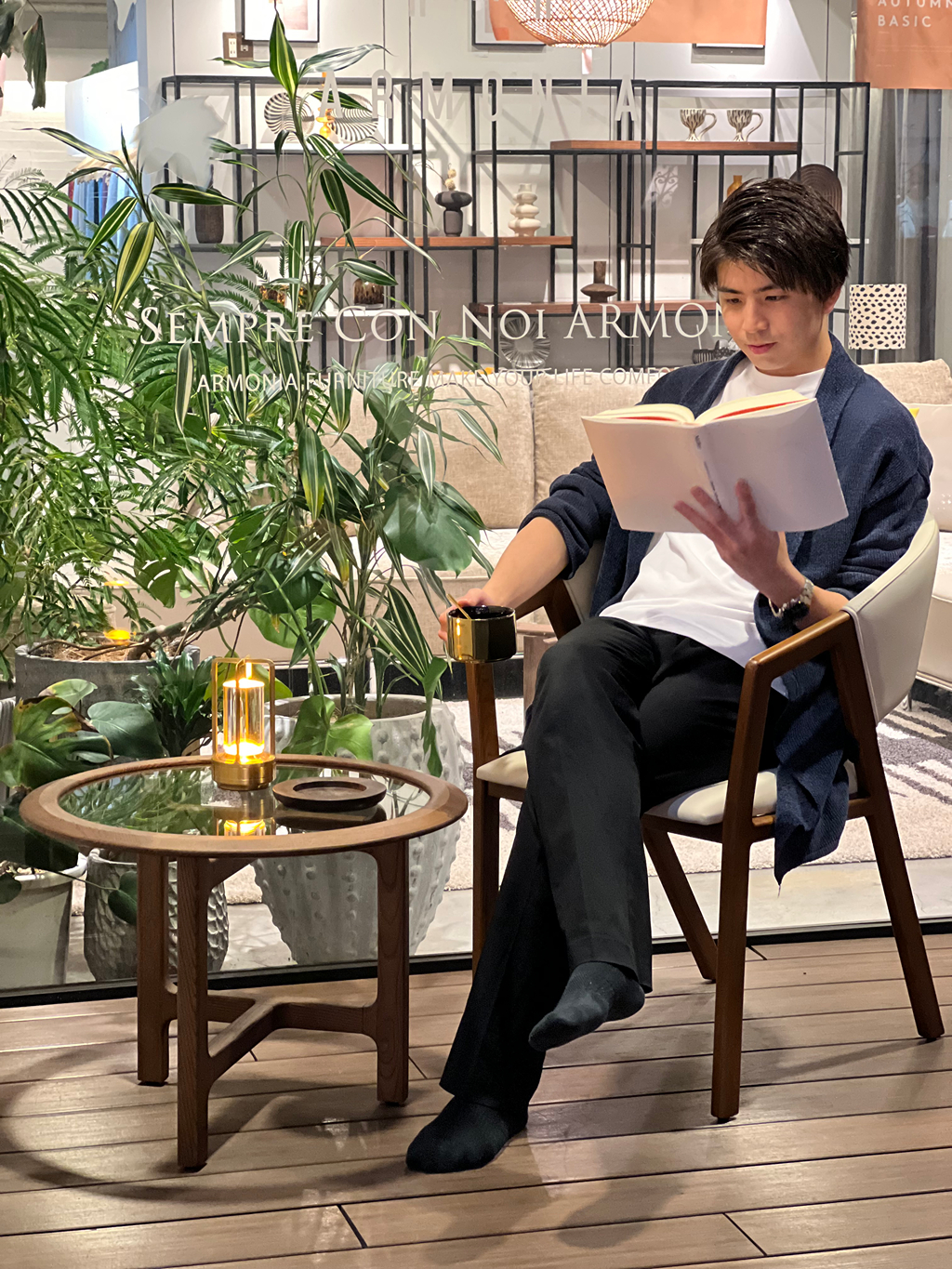 テラスで過ごす優雅な時間