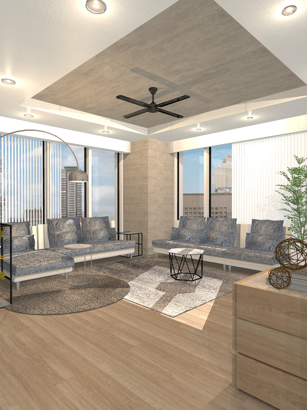 ソファ – 組み合わせ・レイアウト紹介 – ①